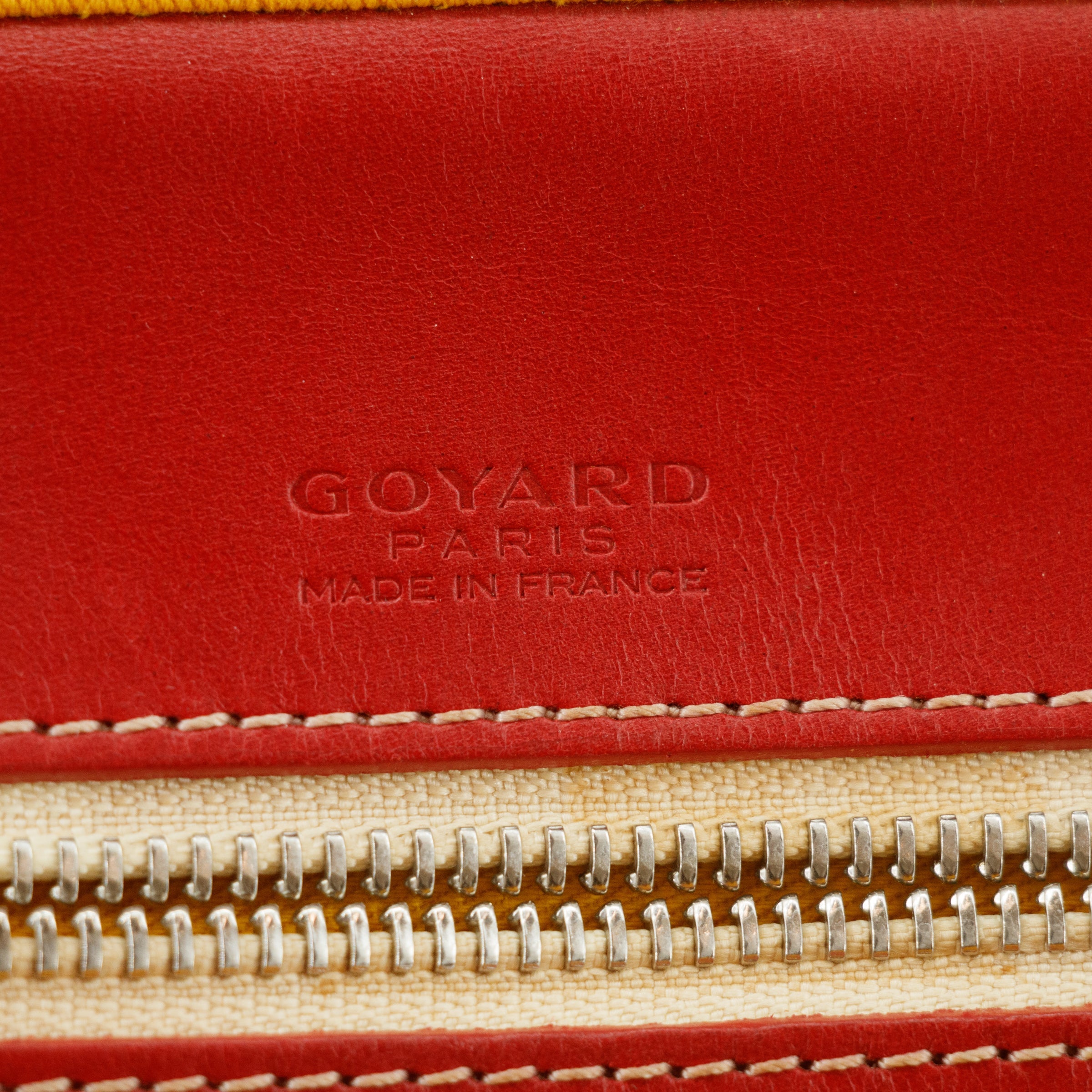 Goyard Red Ambassade MM Goyardine Tote Bag #2978